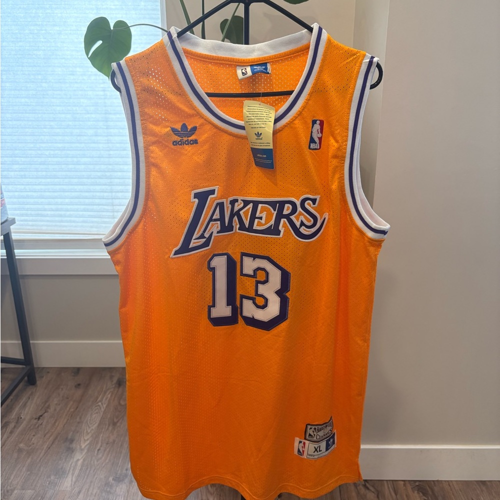 Adidas Gold Lakers Basketball Jersey
